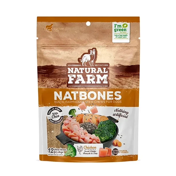 Petisco Natbones Natural Farm Frango 340 g