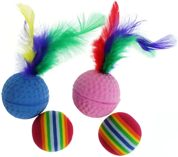 Bolas para Gatos Chalesco com Catnip