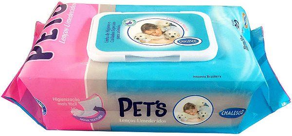 Lenços Umedecidos American Pets - 80 Toalhas