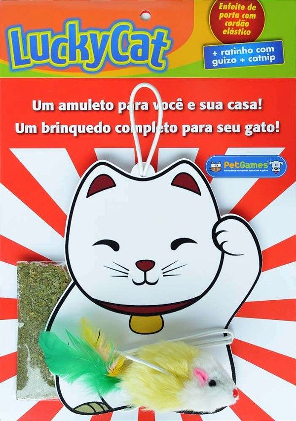 Brinquedo Pet Games Lucky Cat