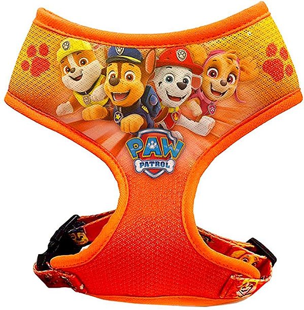 Peitoral Patrulha Canina Laranja para Cães G