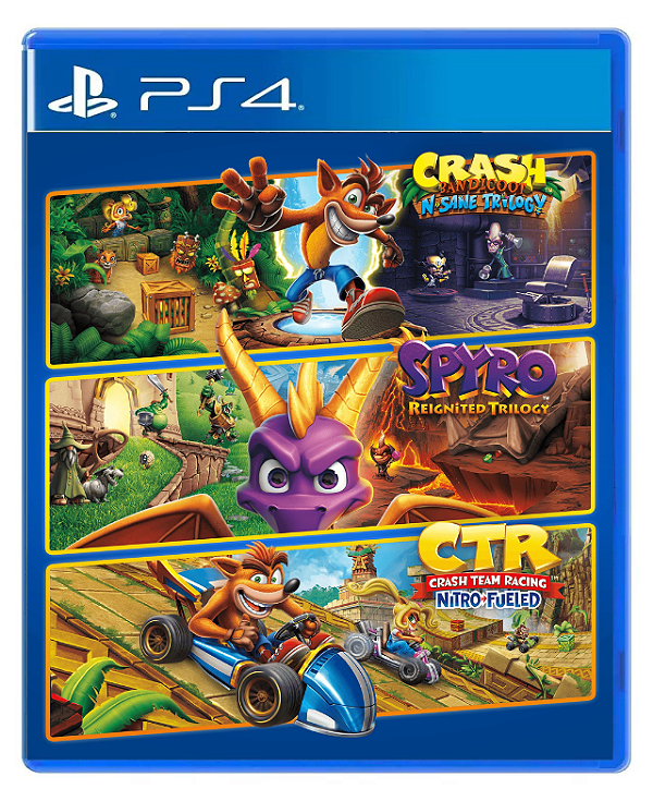 Crash + Spyro Triple Play Bundle - Ps4