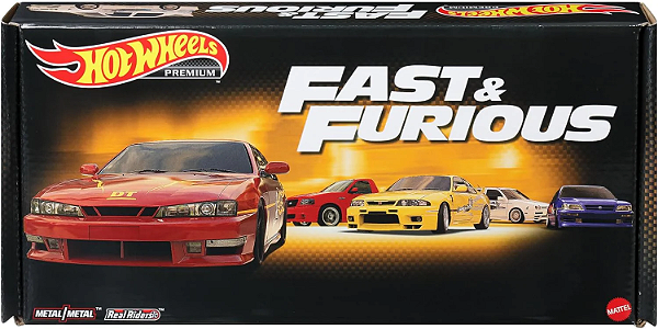 Set Hot Wheels Premium - Fast & Furious - Velozes & Furiosos 05 Miniaturas