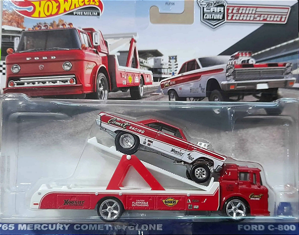 Hot Wheels - Team Transport - 65 Mercury Comet Cyclone + Ford C-800
