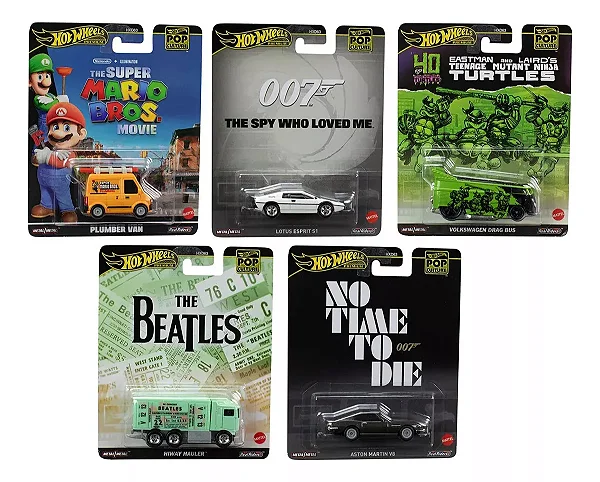 Hot Wheels Premium Set Pop Culture