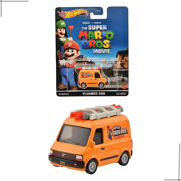 Hot Wheels Premium Super Mario - Plumber Van