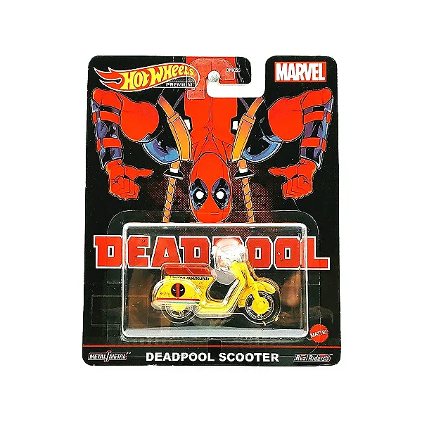 Hot Whels Marvel - Deadpool Scooter