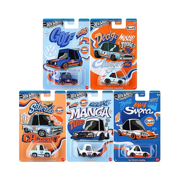Set Hot Wheels - Silver Series - Gulf