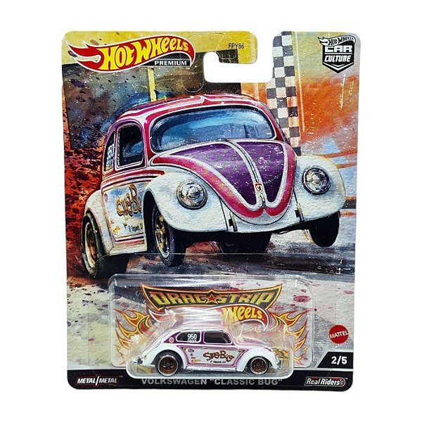 Hot Wheels Premium - Volkswagen Classic Bug - Drag Strip