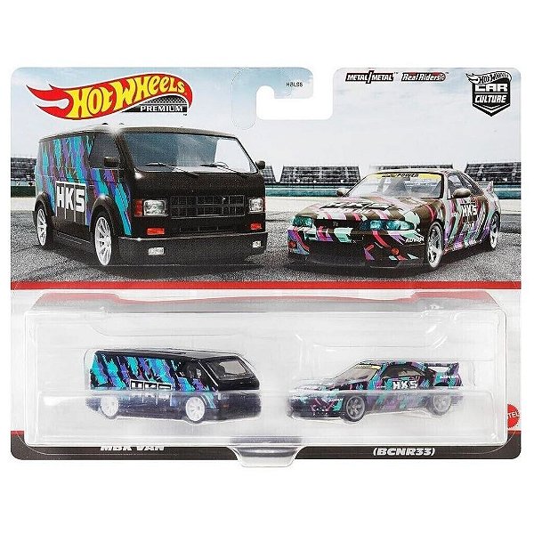 Hot Wheels Team Transport - MBK Van + Nissan Skyline GTR BCNR33