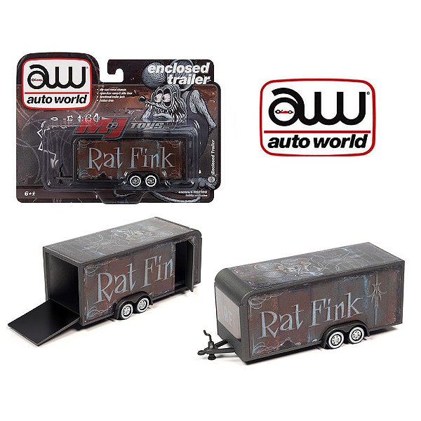Auto World - Rat Fink Trailer 1:64