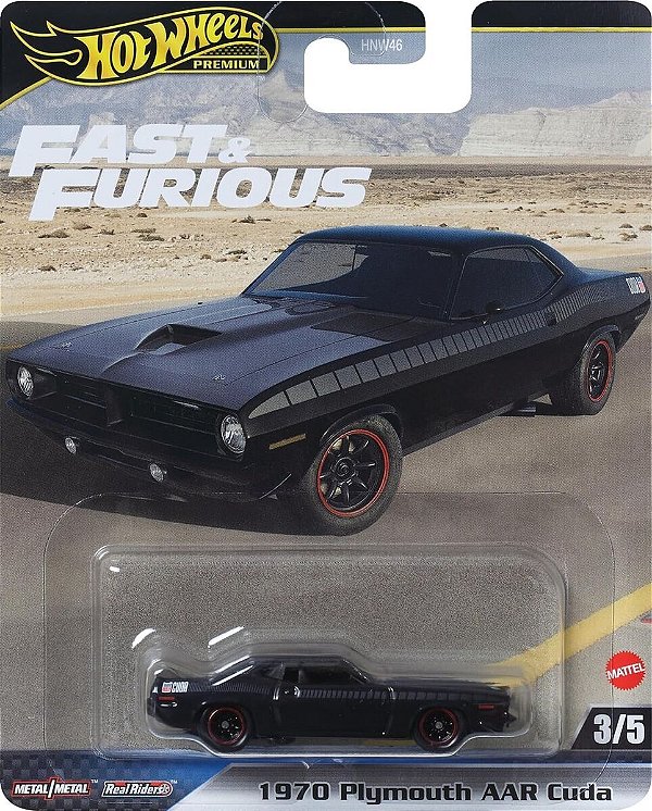 Hot Wheels Velozes & Furiosos - 1970 Plymouth AAR Cuda