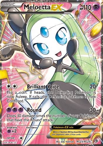 Cards Pokémon - Meloetta EX Full Art