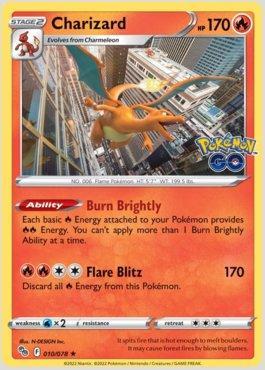 Cards Pokémon - Charizard Pokemon Go