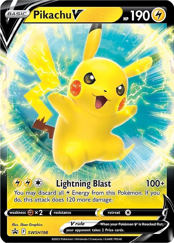 Cards Pokémon - Pikachu V