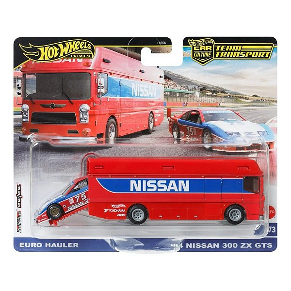 Hot Wheels Team Transport - Euro Hauler + 94 Nissan 300 ZX GTS