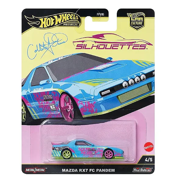 Hot Wheels Premium Silhouettes - Mazda RX7 FC Pandem