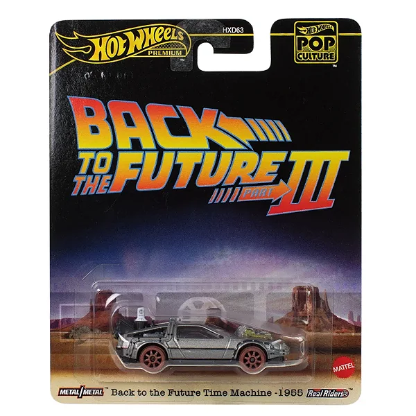 Hot Wheels Pop Culture - Maquina do Tempo De Volta Para o Futuro 1955