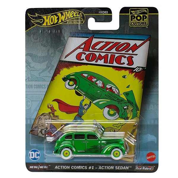 Hot Wheels Pop Culture - Action Comics - Action Sedan Berline