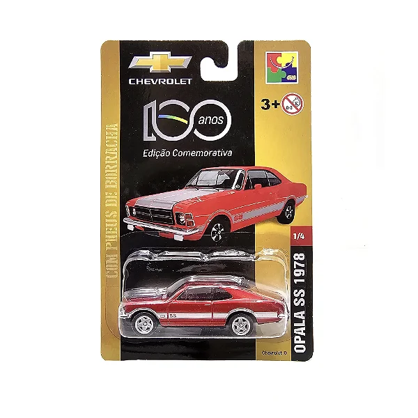 CKS - Opala 1978 Vermelho - 100 Anos