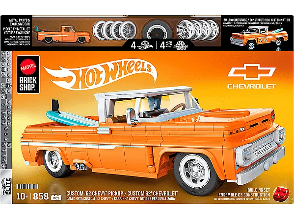 Hot Wheels Brick Shop 62 Chevy + Miniatura 1:64