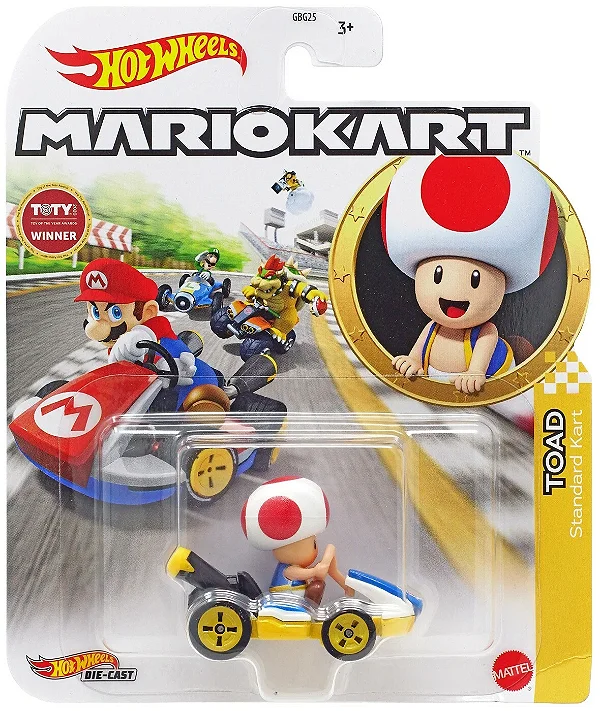 Hot Wheels Mario Kart - Toad Kart Standart