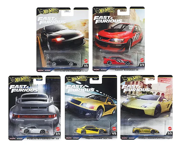 Set Hot Wheels - Fast & Furious - Velozes & Furiosos