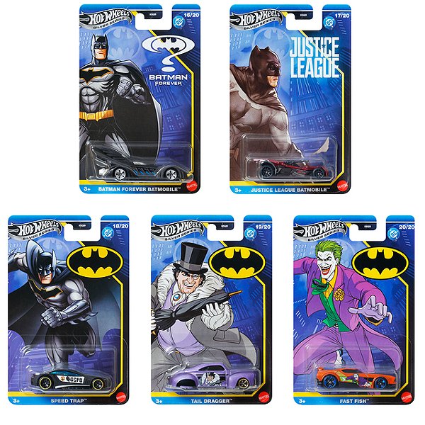 Conjunto Hot Wheels Silver Series - Batman 16/20