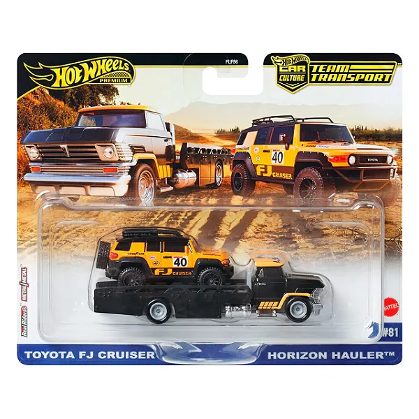 Hot Wheels Team Transport - Toyota FJ Cruiser + Horizon Hauler