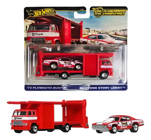 Hot Wheels Team Transport - 73 Plymouth Duster + Second Story Lorry