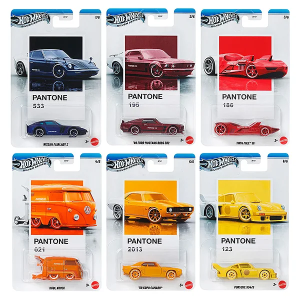 Set Hot Wheels Silver Series - Pantone