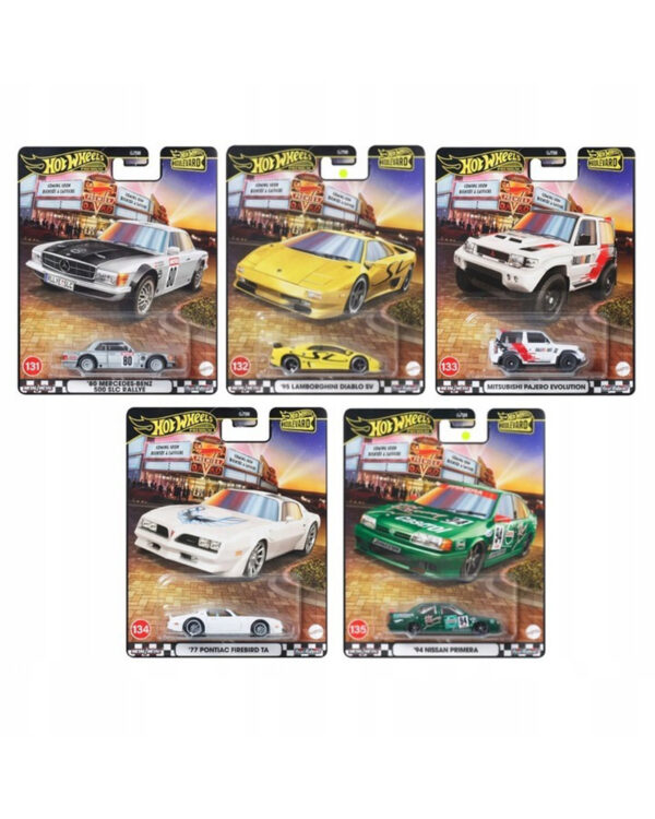 Set Hot Wheels Boulevard - 5 Miniaturas
