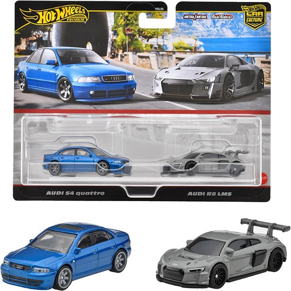 Hot Wheels Car Culture - Audi S4 + Audi R8 LMS