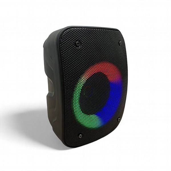 Caixa De Som Bluetooth Pequena Potente Entrada P/ Microfone