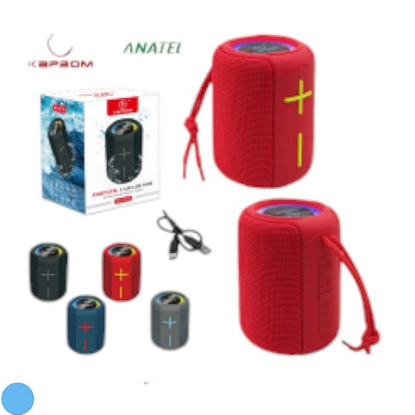 Caixa de som BT IPX6 A Prova D'água