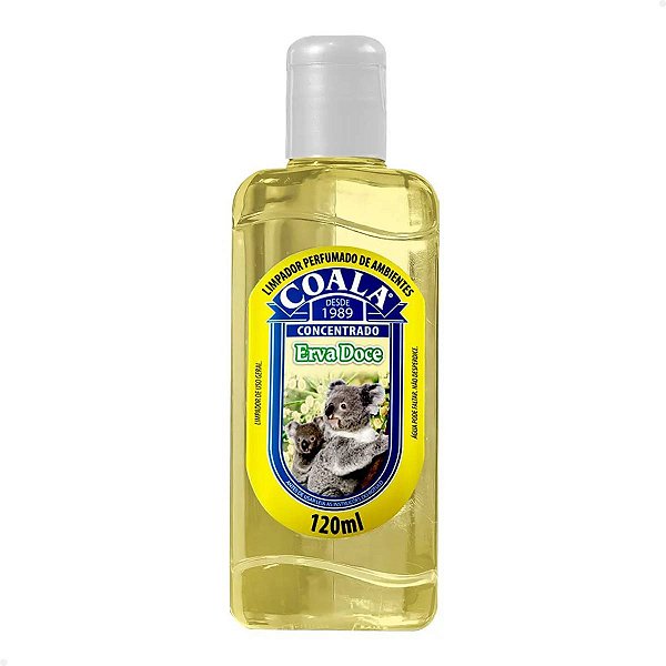 Limpador Perfumado de Ambientes Erva Doce 120ml - Coala Essências