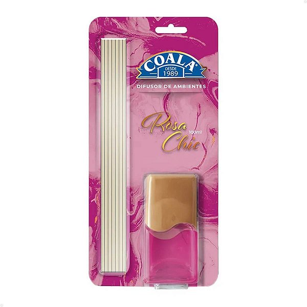 Difusor de Aromas Rosa Chic 100ml - Coala Essências
