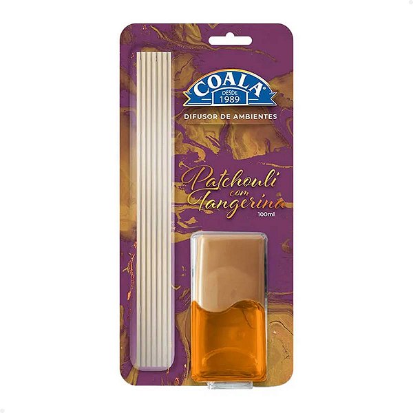 Difusor de Aromas Patchouli com Tangerina 100ml - Coala Essências