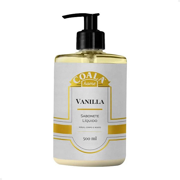 Sabonete Líquido Mãos, Corpo e Rosto Vanilla 500ml - Coala