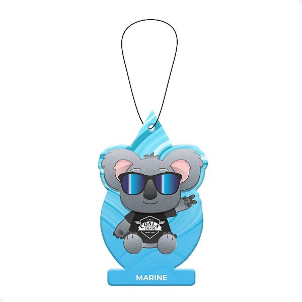 Odorizante Automotivo Folhinha Marine 10g - Coala Auto