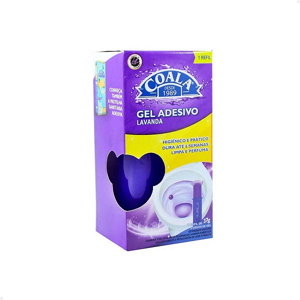 Gel Adesivo Sanitário Coala Lavanda - Refil 37g