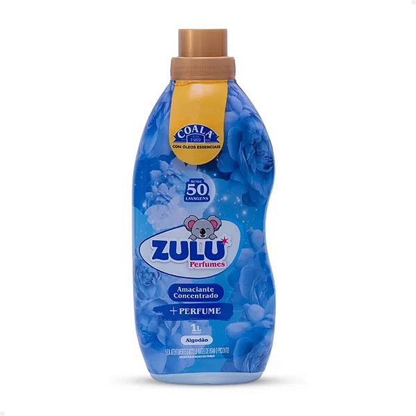 Amaciante Concentrado Algodão 1L - Zulu Perfumes