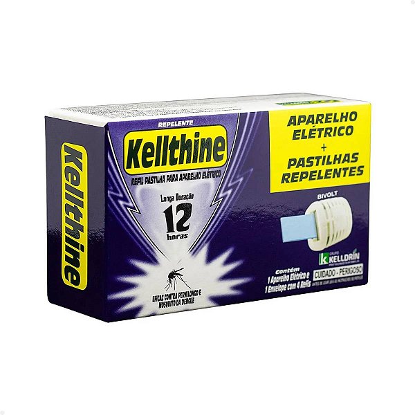 Kellthine Repelente Elétrico - Aparelho + 4 Pastilhas