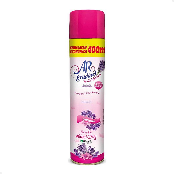 Odorizante de Ambientes Ar Gradável Lavanda Kelldrin 400ml