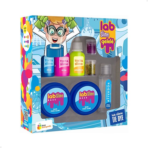 Gelelé Slime Laboratório Tie Dye - Faça Você Mesmo