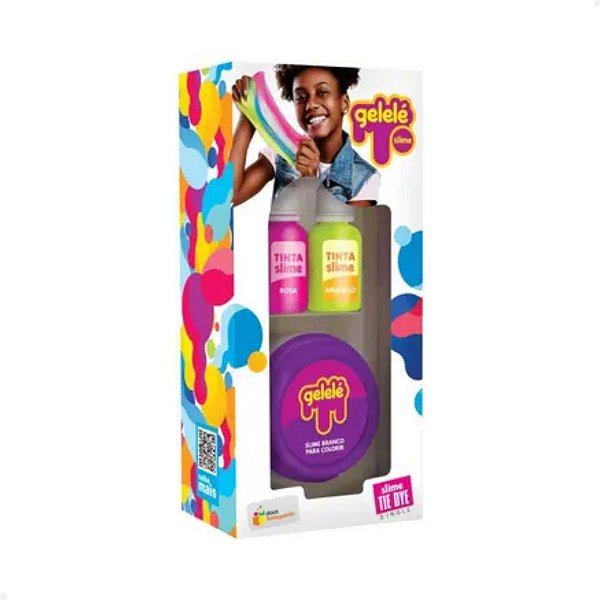 Gelelé Slime Tie Dye Single - Faça Você Mesmo