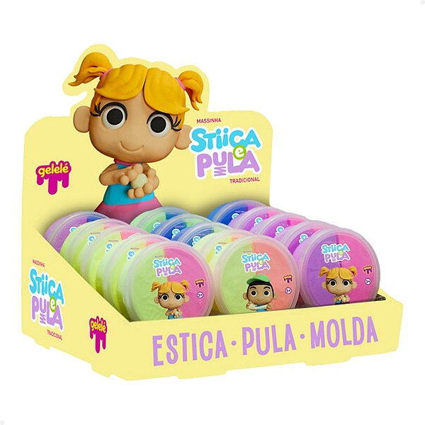 Gelelé Massinha Stiica e Pula Tradicional - 15 Unidades