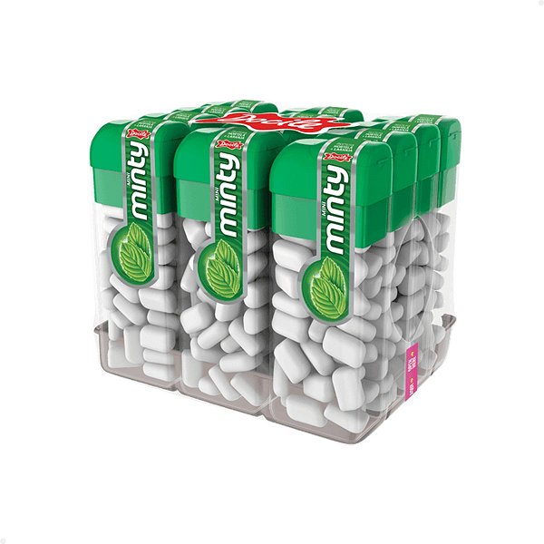 Pastilha Mini Minty Hortelã 14g com 12 Unidades - Docile