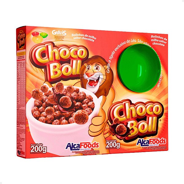 Kit 2 Cereal Matinal Choco Boll 200g + 300g com Tigela - Alca Foods