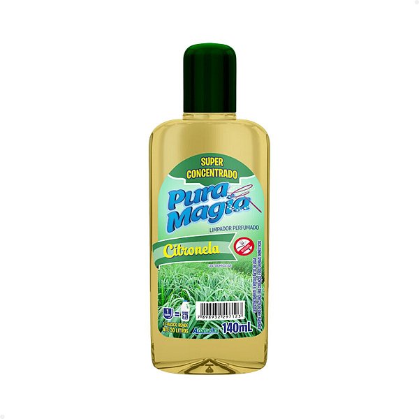 Limpador Perfumado Super Concentrado Pura Magia Citronela 140ml